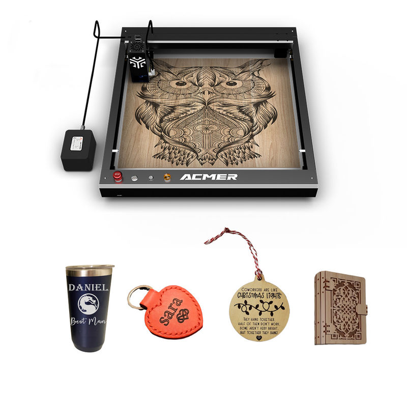 ACMER P2 domowy laser do cięcia drewna 33 Watt Metal And Wood Laser Engraver