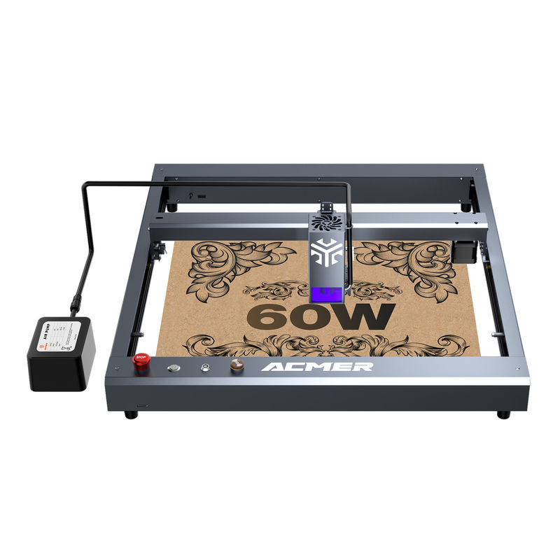 ACMER P2 60W - 68W Desktop Laser Engraving Machine DC 24V 6A / 8A Wysoka prędkość