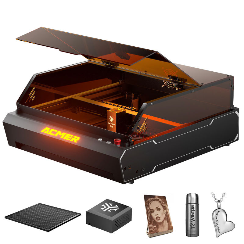 DC 24V 4A P3 2-w-1 Dual Laser Pre Assembled Engraving Cutting Machine System operacyjny Linux
