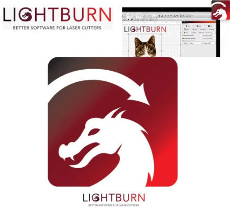 Oprogramowanie do sterowania kluczami LightBurn LightBurn Gcode Licencji dla cięcia laserowego
