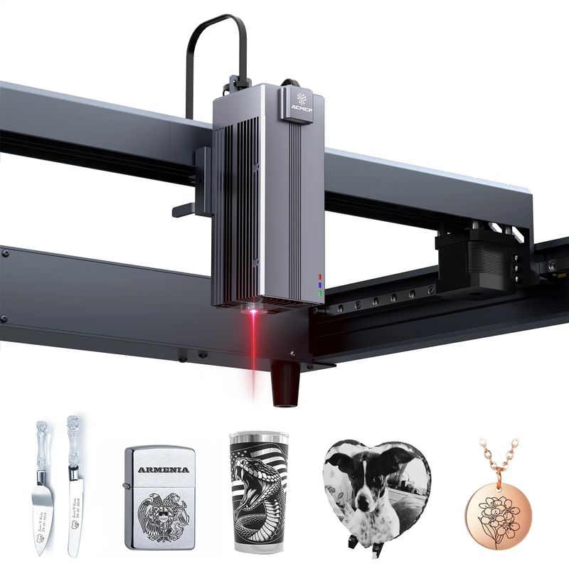 ACMER P2 IR 2w Fiber Laser Engraver 0,03 mm Ultra-fine Spot For Metal Plastic Rock Acrylic